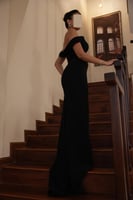 فستان ليال - أسود