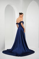 فستان غالية - كحلي