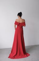 فستان جوانا - أحمر