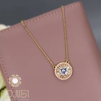 سلسال زركون ناعم مطلي