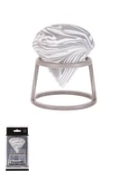 اسفنجة مكياج رخامية على شكل ألماس مع حامل