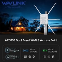 موسع نطاق شبكة الوايفاي 2.4G + 5G AX3000
