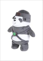 دمية مع قبعة من سلسة الدببة الثلاثة- باندا- 25 سم...