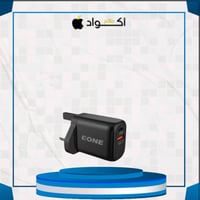فيش شاحن جداري من EONE بقوة 20w بمنفذين بي دي و كو...