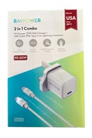 عرض خاص راف باور فيش منزلي مخرج USB-c مع كيبل ايفو...