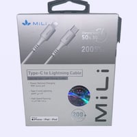 ميلي كيبل تايب سي ايفون مترين معتمد من ابل