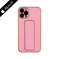 غلاف للايفون جلد مع استاند- عدة الوان