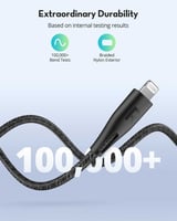 كيبل راف باور USB-C إلى لايتنينق بطول 1.2 متر - أس...