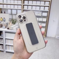 غلاف حماية للايفون شفاف مع مسكة مغناطيس