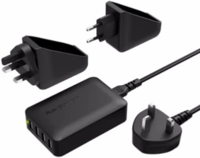 RAVPOWER منصة راف باور شاحن جداري 4 منافذ وبأفياش...