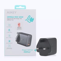 اوك شاحن جداري بمنفذين 65 وات بتقنية دايناميك ديتك...