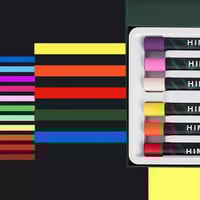 طقم باستيل زيتي - 36 لون - من ميا