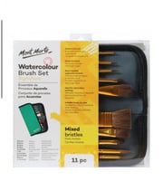 طقم فرش مائية شعر طبيعي مونت مارت