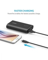 كيبل شحن انكر بمنفذ يو أس بي إلى مايكرو