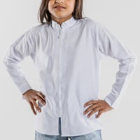 بلوزة مدرسية لباسي بسحاب كم طويل