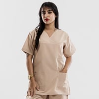 سكراب طبي لون بيج شكل اكس