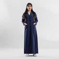 بالطو لباسي كحلي طويل