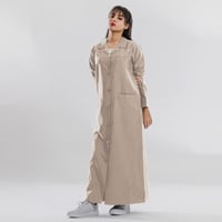 بالطو لباسي بيج طويل