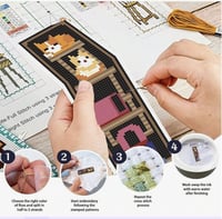 بوكس تطريز بالغرزة المتقاطعة كروس ستيتش للمبتدئين