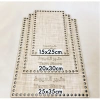 قواعد خشبية مستطيلة