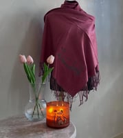 شال شتوي صوف بالأسم