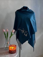 شال شتوي صوف بالأسم