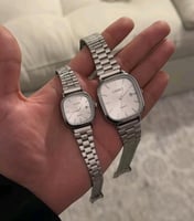 بكج ساعة كاسيو LTP فضي