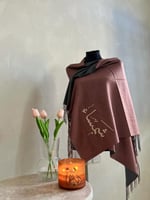 شال شتوي صوف بالأسم