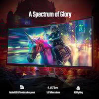 شاشة Acer ED343CUR J 34 بوصة UWQHD منحنية – 120Hz،...