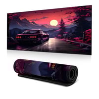 قاعدة ماوس العاب ممتدة بسطح قماشي فائق وقاعدة مطاط...