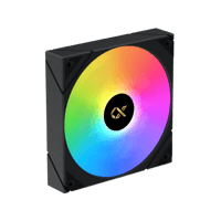 مبرد هوائي Xigmatek AK6 ARGB للمعالج - أسود مع شاش...