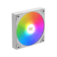 مبرد هوائي Xigmatek AK6 ARGB للمعالج - أبيض مع شاش...