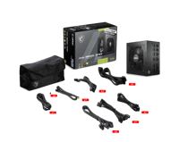 MSI MAG A850GL 850W 80 PLUS GOLD, FULLY MODULAR PO...