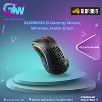 GLORIOUS D Gaming Mouse, Wireless, Matte Black