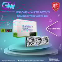 MSI GeForce RTX 4070 Ti GAMING X TRIO WHITE 12G
