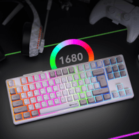 لوحة مفاتيح ميكانيكية Meetion MT-MK14 TKL باللون ا...