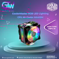 CoolerMaster RGB LED Lighting CPU Air Cooler MA410...