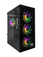 كيس بيسي قيمنق GTW - GT-F4B002 لون اسود بي 4 مراوح...