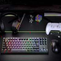 لوحة مفاتيح ميكانيكية Meetion MT-MK14 TKL باللون ا...