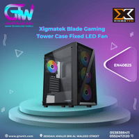Xigmatek Blade Gaming Tower Case Fixed LED Fan