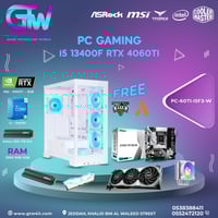 تجميعه بي سي قيمنق وايت ادشن i5 13400F RTX 4060Ti