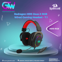 Redragon H510 Zeus-X RGB Wired Gaming Headset - 7....