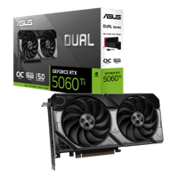 ASUS DUAL GEFORCE RTX™ 5060 TI 16GB GDDR7 OC EDITI...