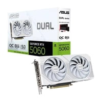 ASUS Dual RTX 5060 White OC 8GB GDDR7 | كرت شاشة ا...