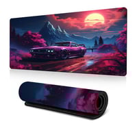 قاعدة ماوس العاب ممتدة بسطح قماشي فائق وقاعدة مطاط...