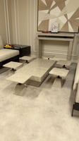 طقم طاولات ضيافة بديل الرخام