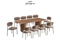 طاولة طعام 10 كراسي
