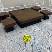 طاولة قشرة الجوز