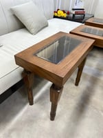 طقم طاولات خشب السنديان