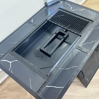 منقل غاز وطاولة 2 في 1